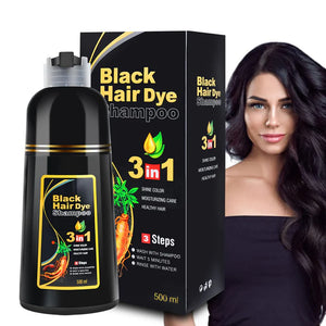 SHAMPOO UNISEX CUBRE CANAS ARGAN NEGRO